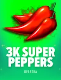3k super peppers slot logo